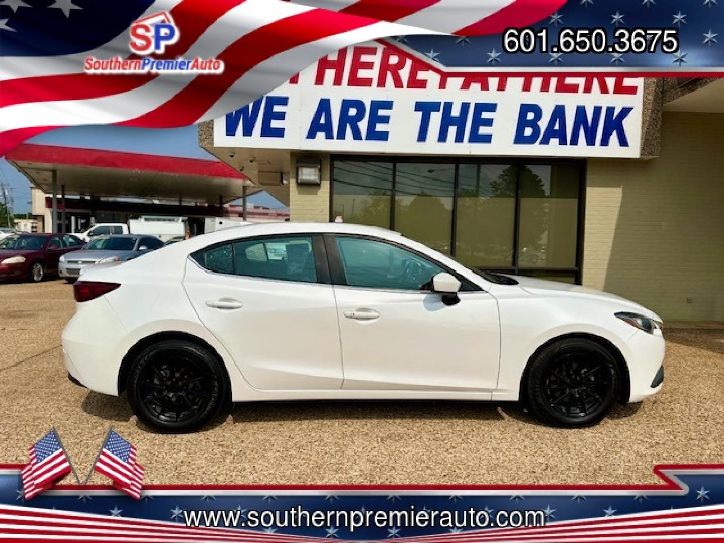 2015 WHITE MAZDA MAZDA3 I TOURING W/S (3MZBM1V70FM) , located at 922 W. Beacon St., Philadelphia, MS, 39350, (601) 650-3675, 32.770447, -89.127151 - Photo#6